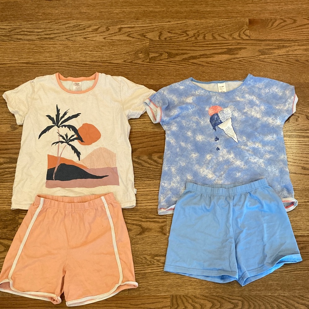 Calida Organic Cotton Pajama Set Bundle